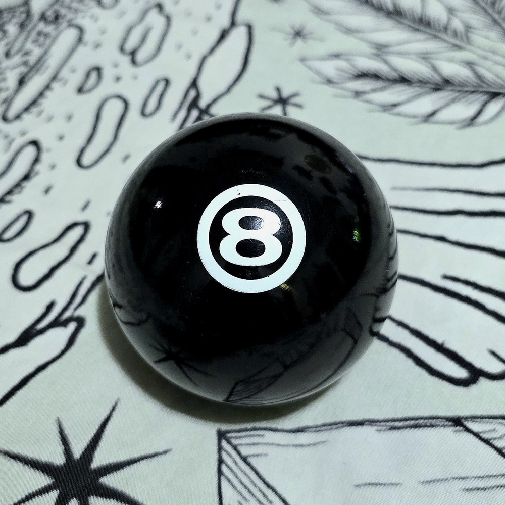 Vintage Avon Black Magic 8 Ball Perfume Bottle